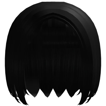 ♡ : short anime kawaii cutecore black bob