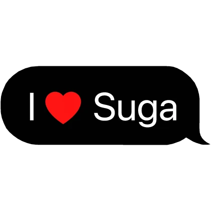 I Heart Suga BTS Bangtan Boys text kpop