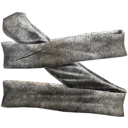 White Dirty Grunge Shoulder Bandage Wraps [Left]