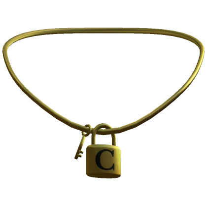 3.0 Gold Key Lock Initial - C