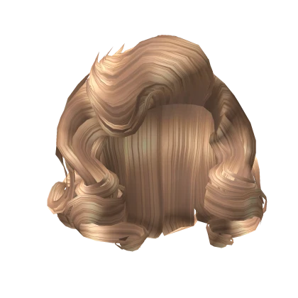 Voluminous 80's Curls in Blonde