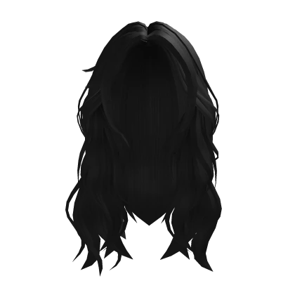 Black Fluffy Layered Hair For Girls
