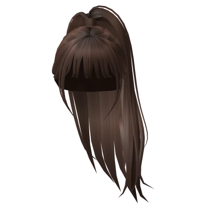 Cute Gal High Ponytail (Brown)