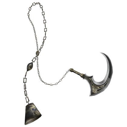 Ornate Gaian Esoteric Chained Skein Blade