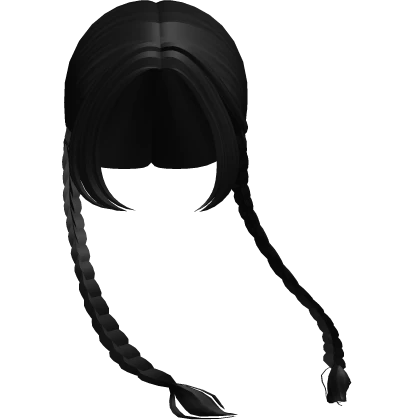 Protagonist Long Windy Double-Braids Black
