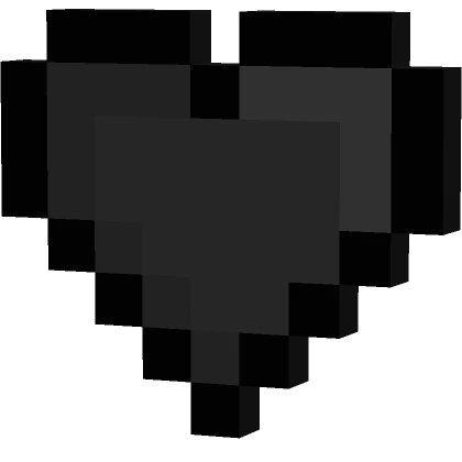 Pixel Black Heart