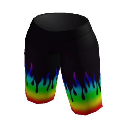 Rainbow Fire Shorts