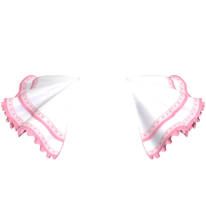 Ruffles White Side Hip Accents Skirt Cutesy Dolly