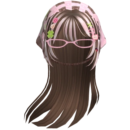 ♡ igari flowy hair w/ bandana and clips (neo) 