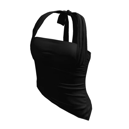 Tube Top Black Short Tight Baby Baddie Tee Shirt