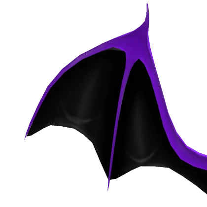 Purple & Black head bat wings 