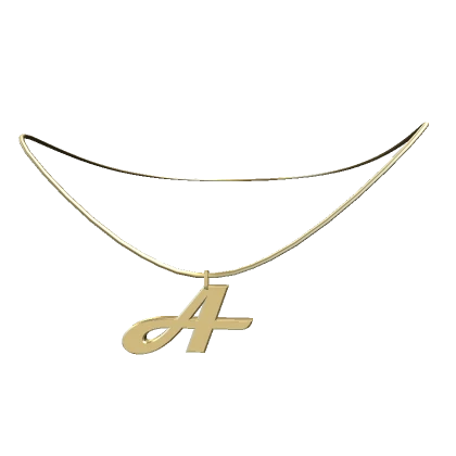 A: Initial Necklace