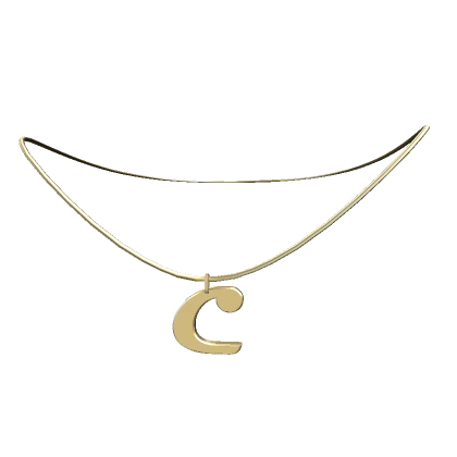 C: Initial Necklace