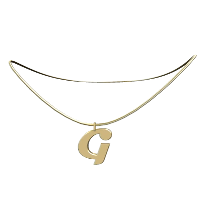 G: Initial Necklace