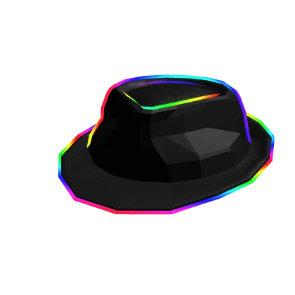 🌈 Cartoony Rainbow Fedora