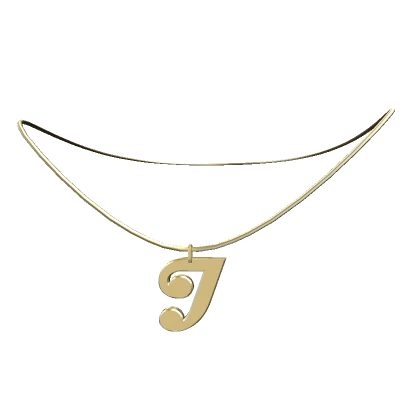 J: Initial Necklace