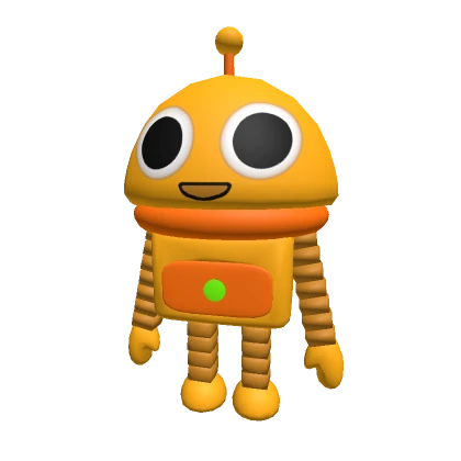 Cute Yellow Robot Companion