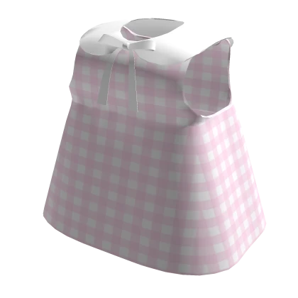 Cottage pink plaid dress