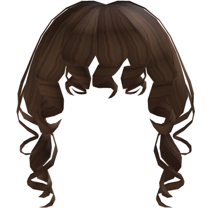 Curly Locks Bangs in Brown