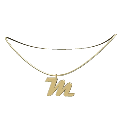 M: Initial Necklace