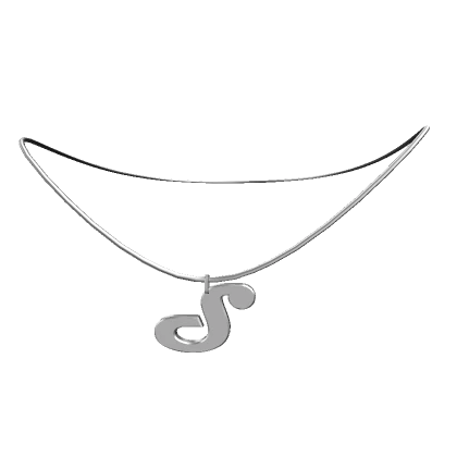 S: Initial Necklace (Silver)