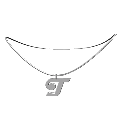 T: Initial Necklace (Silver)