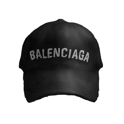 BALENCIAGA CLASSIC BLACK BASEBALL CAP