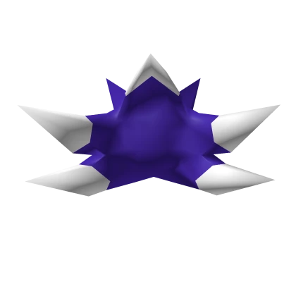 Dark Blue Metallix Star Hair