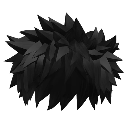 Black Spiky Anime Boy Hair 2