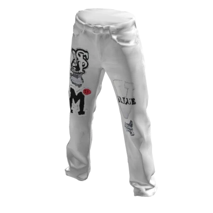 Value Designer Jeans White