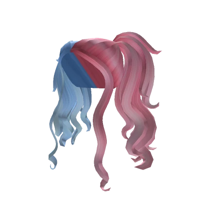 Curly Ponies in Cotton Candy