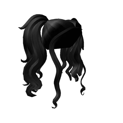 Curly Ponies in Black