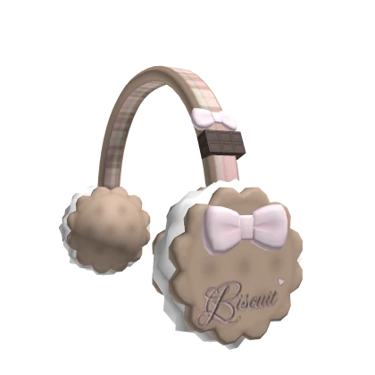 ♡ sweet biscuit earmuffs ୨୧ choco lover