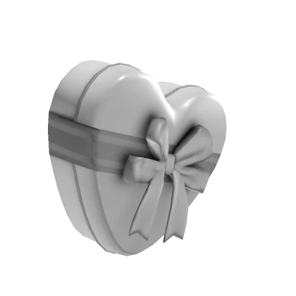 On-hand Heart Gift w/ Bow (White)