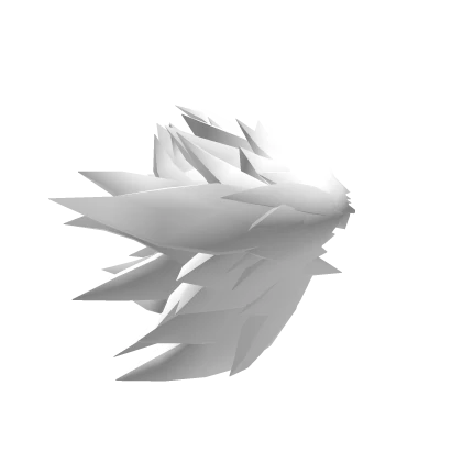White Protogen Hair Fluff