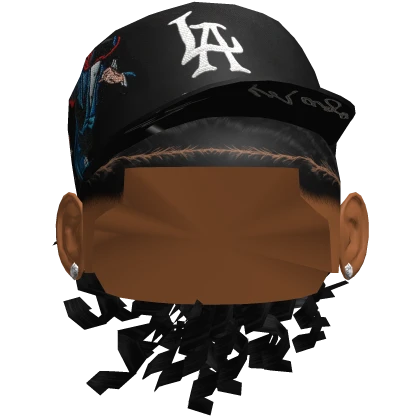 Curly Ponytail w Earrings 