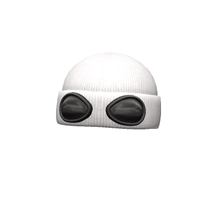 White Ski Beanie