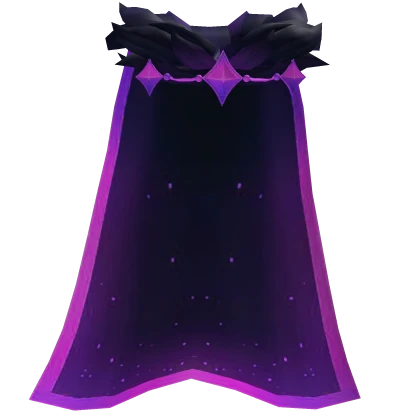 Black and Purple Royal Cape