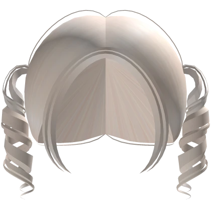 ♡ curly baby pigtails in light blond