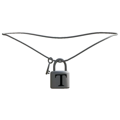 1.0 Silver Key Lock Initial - T