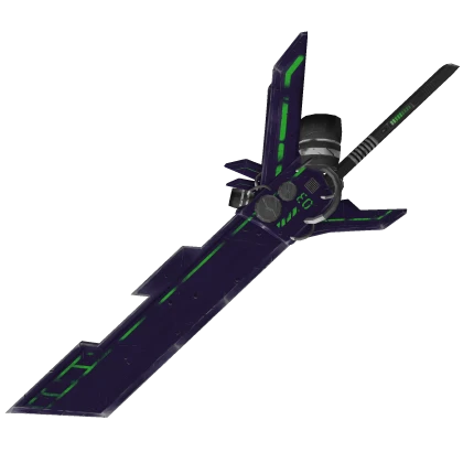 Big Mech Anime Sword Purple V2