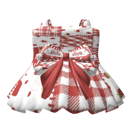 🍓 3.0 Cherry & Strawberry Kawaii Bow Dress 🍒
