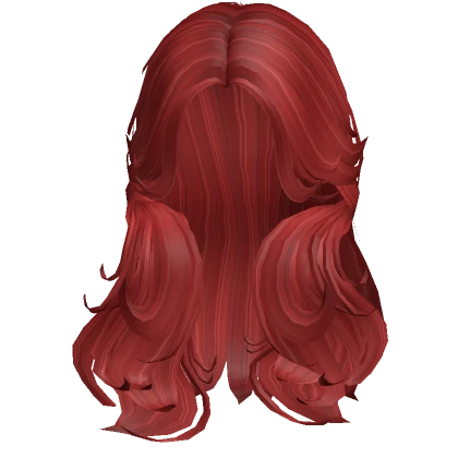 Vapory Layered Flowy Hair 
( Red )