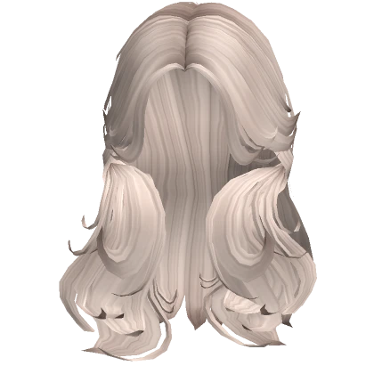 Vapory Layered Flowy Hair 
( Platinum )