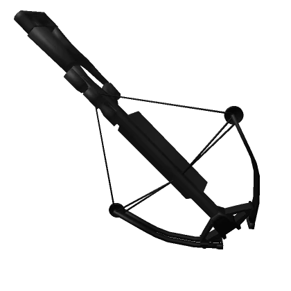 Black Crossbow Front Arrow Ranged Cross Bow