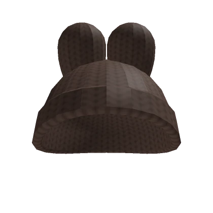 ♡ Bunny Beanie Brown