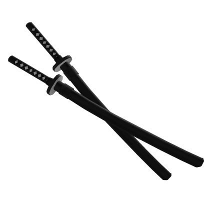 Dual Black Katana (Back)