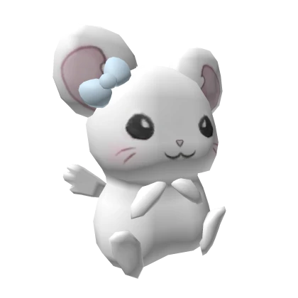 ୨୧ Cute White Hamster Pet (Milk)