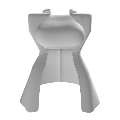 [R6] Women's White Winter Long Coat