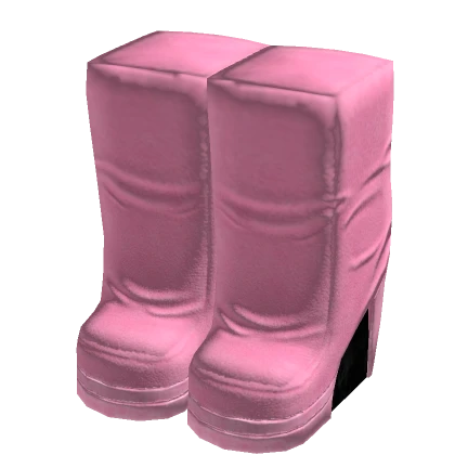 (3.0) Pink Thigh High Boots